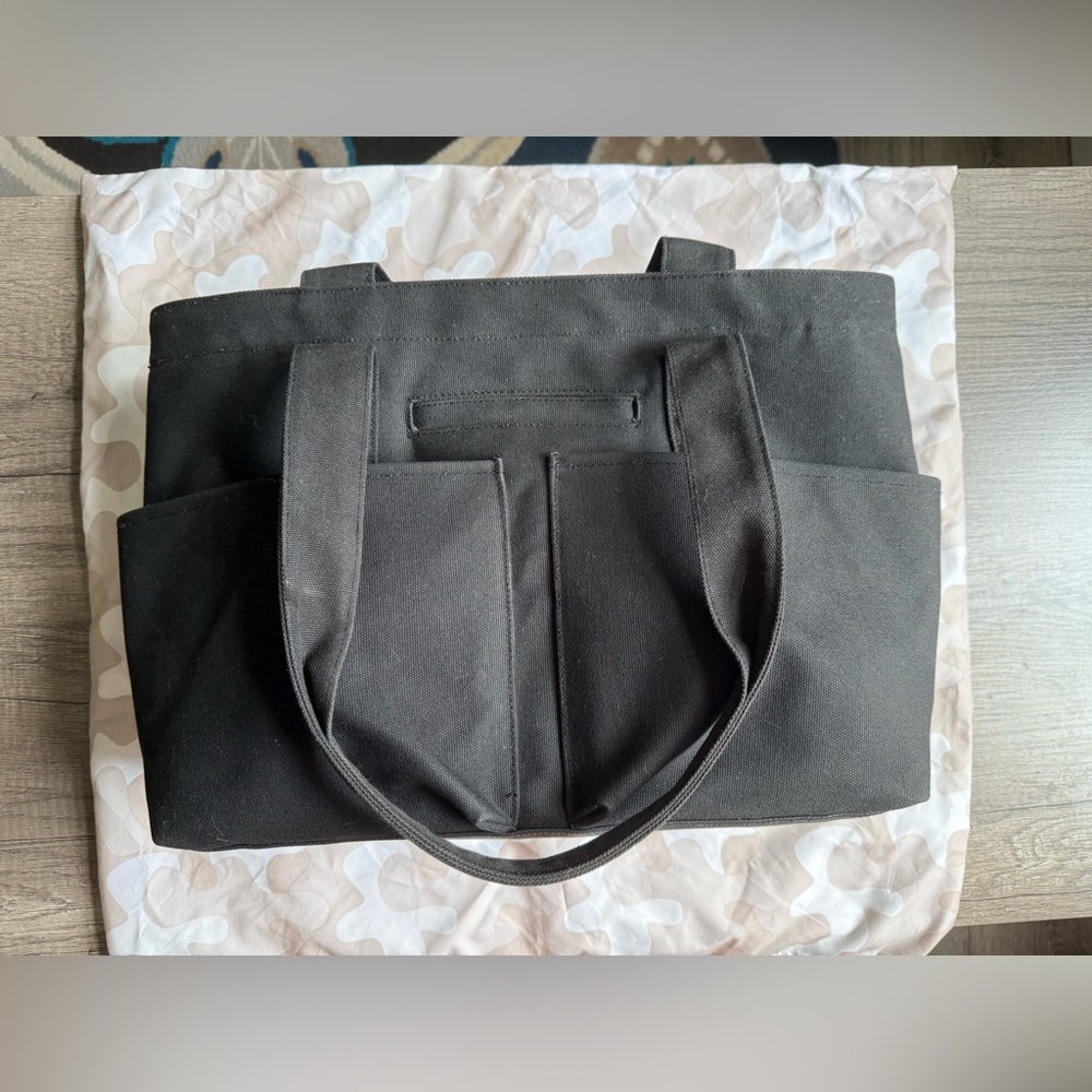 Dagne Dover Vida Organic Cotton Tote Small Onyx